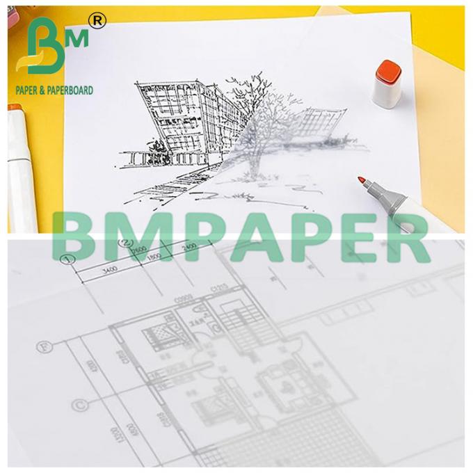 13“ x 20 Yards White Artists Tracing Paper For Sketch And Drafting