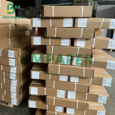 24&quot; 30&quot; 36&quot; × 50 ইয়াডস সহ 20LB হোয়াইট বন্ড পেপার রোল CAD প্লটার পেপার