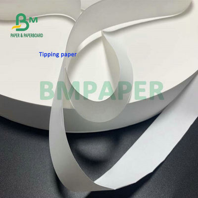 সিগারেট মোড়ানোর জন্য 24gsm 28gsm টিপিং পেপার আনকোটেড সাদা কাগজ