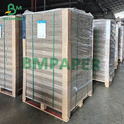 OEM ডুপ্লেক্স কাগজের শক্ত কাগজের বোর্ড একপাশে ধূসর একপাশে প্রলিপ্ত সাদা শীট 200 - 450gsm