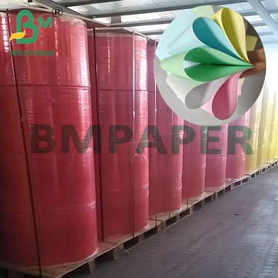 50gsm 60gsm ক্লিয়ার প্রিন্টিং CFB CF CB কার্বনহীন এনসিআর পেপার ফর রসিদ বিল