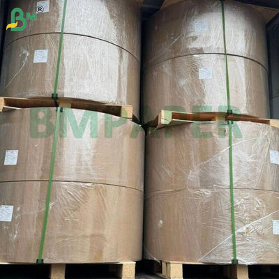 30 জিএসএম চকচকে কালো মঙ্গো সুরক্ষা ব্যাগ কাগজ একক পাশ চকচকে অভ্যন্তরীণ স্তর জন্য সানপ্রুফ ফল কভার রোল