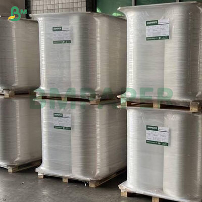 24g 28g সাদা রঙের পানীয়ের স্ট্র  কাগজ মোড়ানো 30মিমি 32মিমি 35মিমি