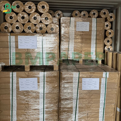 80/100 গ্রাম উচ্চ শক্তির এনভলপ গ্রেড ব্রাউন ক্রাফ্ট পেপার রোলস