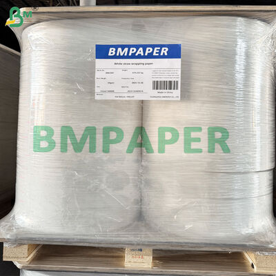 রিবেড সিগারেট পেপার রোলস স্লিট 30mm প্রস্থ 25gsm হোয়াইট ইন্ডাস্ট্রিয়াল সিগারেট আবরণ কাগজ