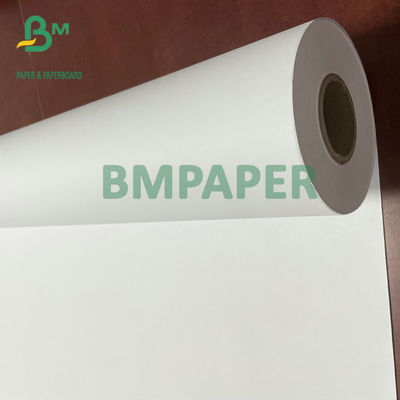 24" x 50 ইয়ার্ড 20LB আনকোটেড ইঙ্কজেট বন্ড পেপার CAD প্লটার পেপার রোলস