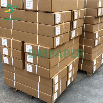 24" x 50 ইয়ার্ড 20LB আনকোটেড ইঙ্কজেট বন্ড পেপার CAD প্লটার পেপার রোলস