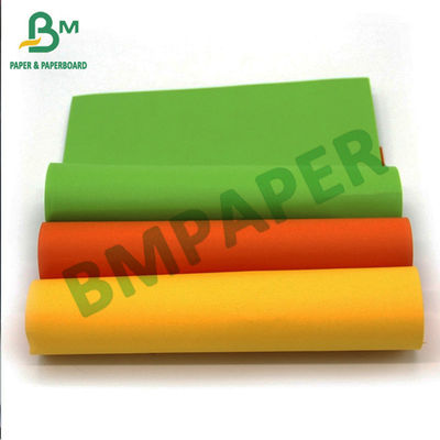 DIY এর জন্য 70gsm 80gsm কালার প্রিন্টিং পেপার সবুজ লাল নীল অফসেট প্রিন্টিং
