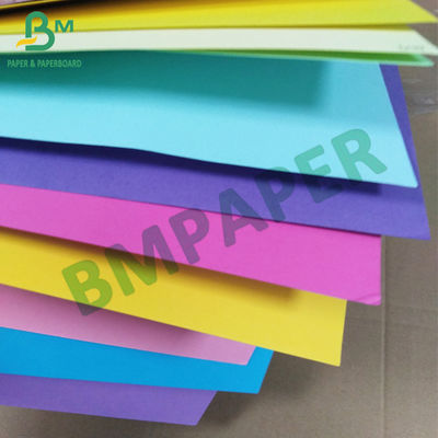 DIY এর জন্য 70gsm 80gsm কালার প্রিন্টিং পেপার সবুজ লাল নীল অফসেট প্রিন্টিং