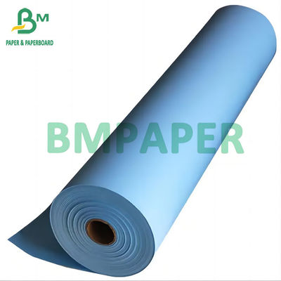 80gsm ক্যাড প্লটার পেপার ইঙ্কজেট প্রিন্ট ব্লু রোল 310mm 620mm x 150m দৈর্ঘ্য