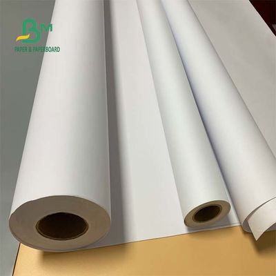 92 উজ্জ্বলতা 24'' x 300ft 20lb CAD বন্ড পেপার আনকোটেড হোয়াইট রোল