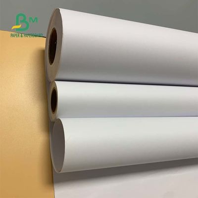 92 উজ্জ্বলতা 24'' x 300ft 20lb CAD বন্ড পেপার আনকোটেড হোয়াইট রোল