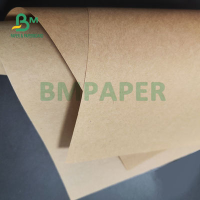 শিল্প ব্যাগের জন্য 70gsm Unbleached স্যাক গাঢ় বাদামী কারুকাজ কাগজ উচ্চ শক্তি