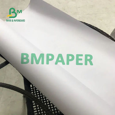 24&quot; 30&quot; 36&quot; × 50 ইয়াডস সহ 20LB হোয়াইট বন্ড পেপার রোল CAD প্লটার পেপার