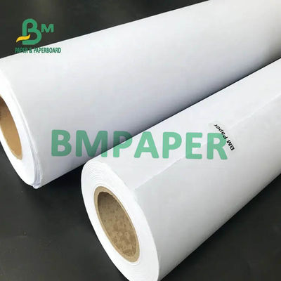 পোশাক কারখানার জন্য OEM ODM সাদা প্লটার পেপার রোল আনকোটেড 60 গ্রাম 80 গ্রাম 100 গ্রাম