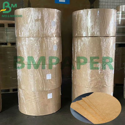 140g + 15g ওয়ান সাইড PE লেপ ফুড গ্রেড ব্রাউন ক্রাফট প্যাপেল ফুড প্যাকিংয়ের জন্য
