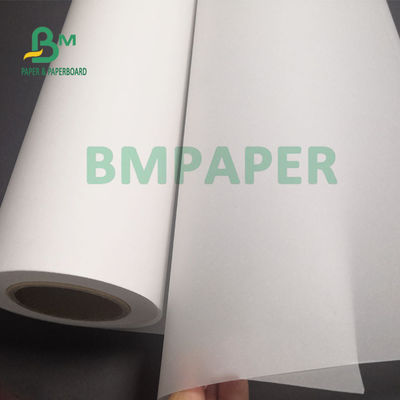 স্কেচ পেইন্টিংয়ের জন্য 80gsm স্বচ্ছ সাদা ট্রেসিং পেপার রোল 20'' x 50 গজ