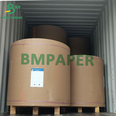 সিমেন্ট ব্যাগের জন্য 70gsm এক্সটেনসিবল আনব্লিচড ক্রাফট পেপার রোলস 1020mm 510mm