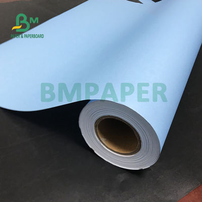 ডিজাইন চিত্রের জন্য 80gsm 440mm X 100m একক পার্শ্ব ব্লুপ্রিন্ট কাগজ