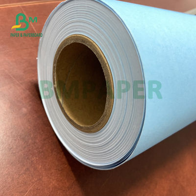 ইঞ্জিনিয়ারিং এর জন্য 80gsm ওয়ান সাইড ব্লু CAD প্লটার পেপার 610mm X 150m