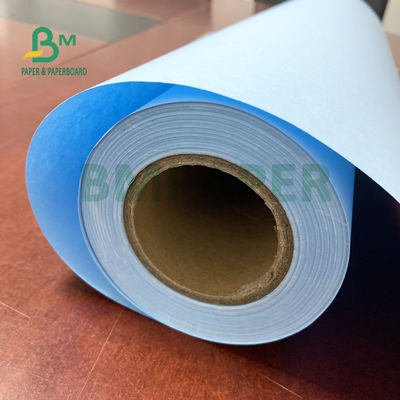 24'' X 100ft ব্লু ইঞ্জিনিয়ারিং বন্ড পেপার 20lb মসৃণ পৃষ্ঠ