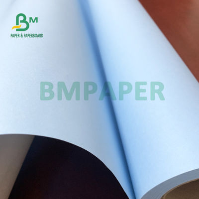 24'' X 100ft ব্লু ইঞ্জিনিয়ারিং বন্ড পেপার 20lb মসৃণ পৃষ্ঠ