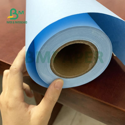 CAD প্রিন্টিং 80gsm এর জন্য 24'' X 500 Ft ব্লুপ্রিন্ট প্লটার পেপার রোল