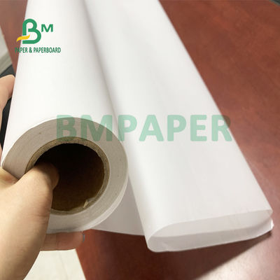 শিল্প সমতল এবং মসৃণ জন্য 48gsm 36'' X 100m CAD প্লটার মার্কার পেপার