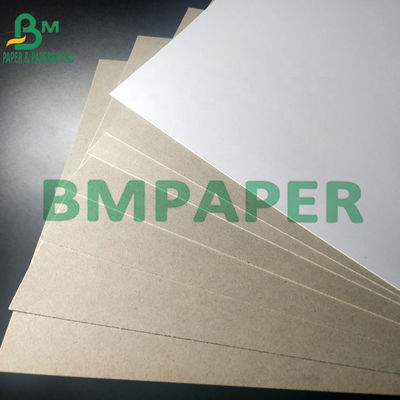 200g - 450g প্রলিপ্ত হোয়াইট ডুপ্লেক্স পেপার বোর্ড সঙ্গে গ্রে ব্যাক রিসাইকেলড পাল্প মেটেরিয়াল