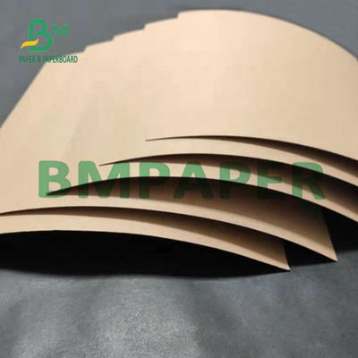 শিল্পের জন্য 70g 80g এক্সপ্যান্সিবল স্যাক ক্রাফট পেপার ব্লিচড ব্রাউন কালার