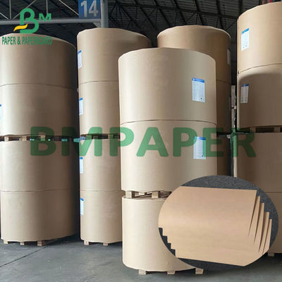 শিল্পের জন্য 70g 80g এক্সপ্যান্সিবল স্যাক ক্রাফট পেপার ব্লিচড ব্রাউন কালার