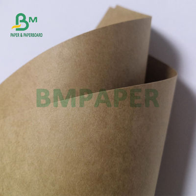 ফাস্ট ফুড প্যাকেজিংয়ের জন্য 300gsm ব্রাউন আনব্লিচড ক্রাফট পেপার বোর্ড রোল 70cm