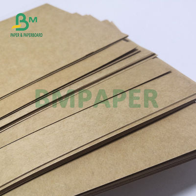 ফাস্ট ফুড প্যাকেজিংয়ের জন্য 300gsm ব্রাউন আনব্লিচড ক্রাফট পেপার বোর্ড রোল 70cm