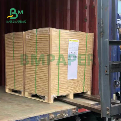 ফাস্ট ফুড প্যাকেজিংয়ের জন্য 300gsm ব্রাউন আনব্লিচড ক্রাফট পেপার বোর্ড রোল 70cm