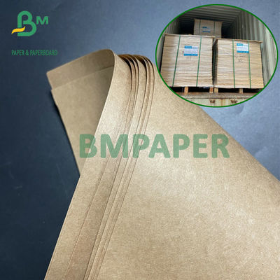সিমেন্ট প্যাক করার জন্য BM সরবরাহ 70gsm 75gsm সেমি এক্সটেনসিবল ক্রাফট পেপার ব্রাউন