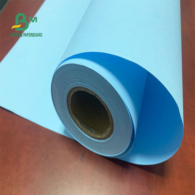 24'' 36'' প্রস্থ 20lb CAD ব্লু প্রিন্ট প্লটার পেপার আনকোটেড বন্ড রোল