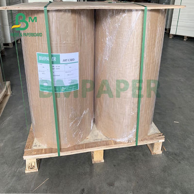 300gsm ফুড সেফ ব্রাউন ক্রাফট পেপারবোর্ড হাই টফনেস 31'' 35&quot;