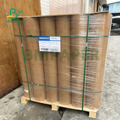 300gsm গাঢ় বাদামী ক্রাফট পেপার রোলস নো-টিয়ারিং ভার্জিন উড পাল্প