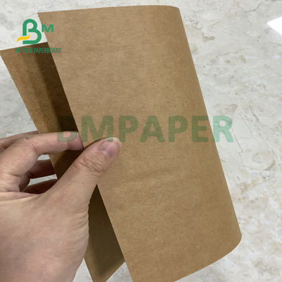 300gsm গাঢ় বাদামী ক্রাফট পেপার রোলস নো-টিয়ারিং ভার্জিন উড পাল্প