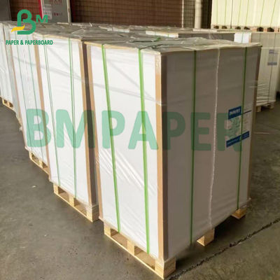 প্রলিপ্ত ম্যাট ফিনিশ পেপার 80lb 100lb টেক্সট ডাবল সাইড লেপা প্রিন্টিং পেপার
