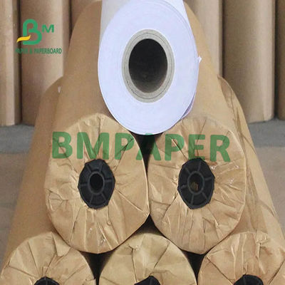ক্যাড ইঞ্জিনিয়ারিং ড্রয়িং পেপার 80gr 20lb পুরু ভার্জিন পাল্প হোয়াইট রোল