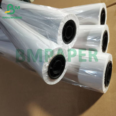 880 X 50 মি আঁকার জন্য বড় আকারের স্বচ্ছ ট্র্যাকিং প্লটার পেপার রোল