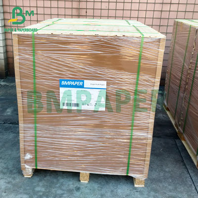 হেভি ডিউটি ​​ব্যাগ ক্রাফট পেপার 80gsm 90gsm হাই স্ট্রেন্থ ভার্জিন ক্রাফট পেপার