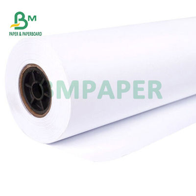 ইঞ্জিনিয়ারিং প্ল্যানের জন্য 20lb CAD আনকোটেড ইঙ্কজেট প্লটার পেপার 24'' 36'' X 150''