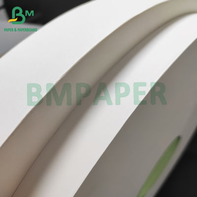 খাদ্য নিরাপদ 24gsm খড় মোড়ানো কাগজ সাদা রঙ 27mm X 6000 মিটার রোল