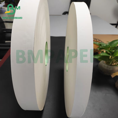খাদ্য নিরাপদ 24gsm খড় মোড়ানো কাগজ সাদা রঙ 27mm X 6000 মিটার রোল