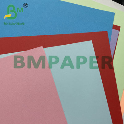 স্টিকি নোটের জন্য 70g 80g 1350mm লাল রঙের আনকোটেড ব্রিস্টল পেপার