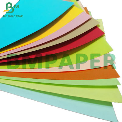 100gsm - 250gsm রঙিন আনকোটেড ব্রিস্টল পেপার 1350 মিমি প্রস্থ DIY রঙের কার্ড