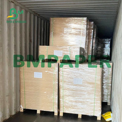 পণ্য প্যাকেজিং বক্সের জন্য 350g 400g 450g পালঙ্ক সাদা পিছনের ধূসর কাগজ