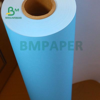 ইঞ্জিনিয়ারিং অঙ্কনের জন্য 80gsm নীল ডিজিটাল কাগজ 20'' 24'' X 50 ইয়ার্ডস 2 ইঞ্চি কোর